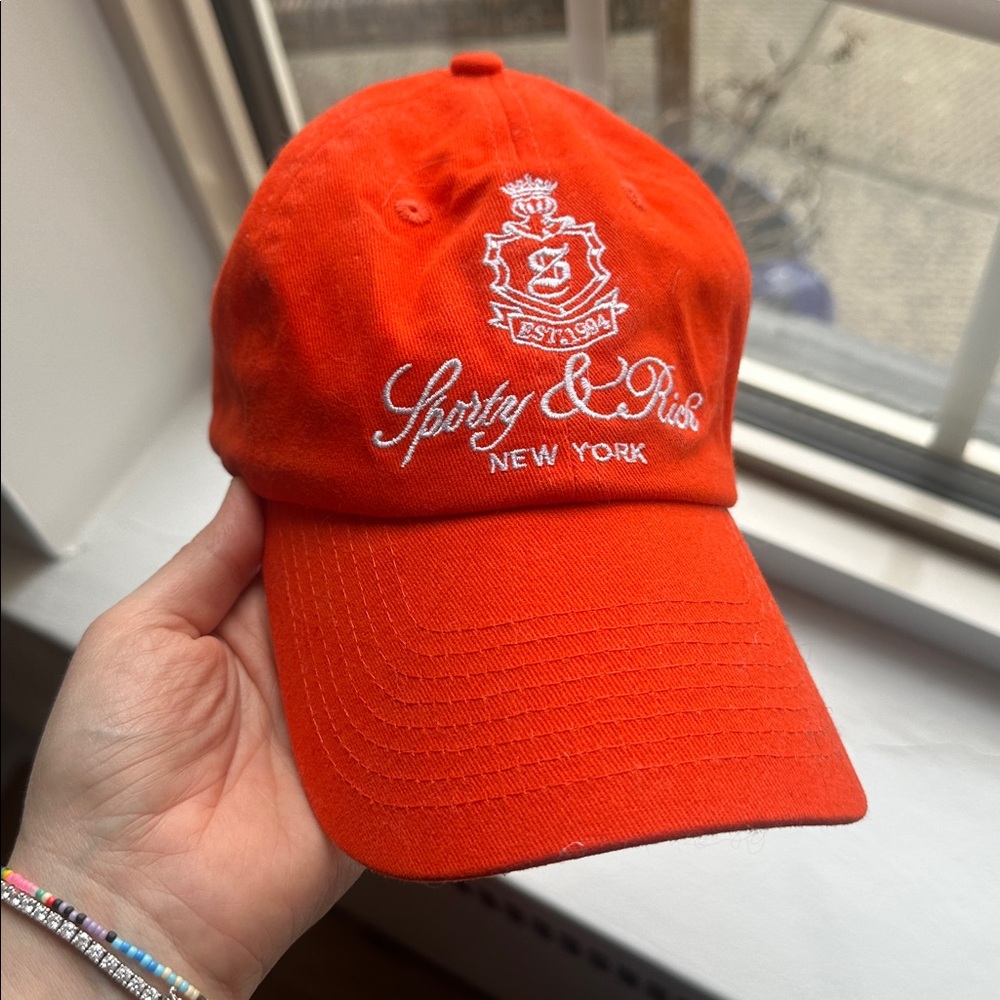 Sporty & Rich Orange Baseball Cap